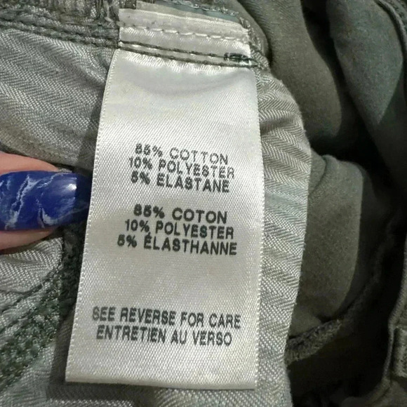 Seven for All Mankind Skinny Jeans 27 Soft & Stretchy Olive Army Green Preppy - Picture 10 of 14